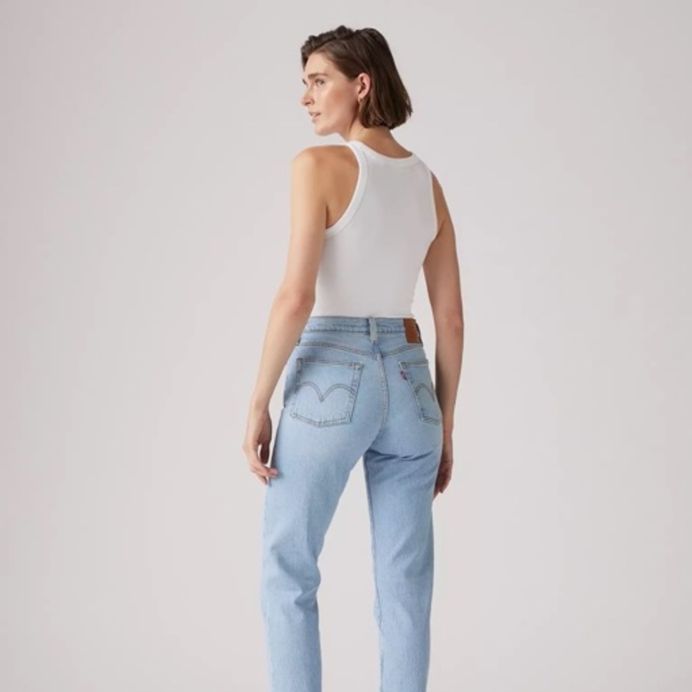 Levi's Wedgie Straight Leg Light Wash Jeans